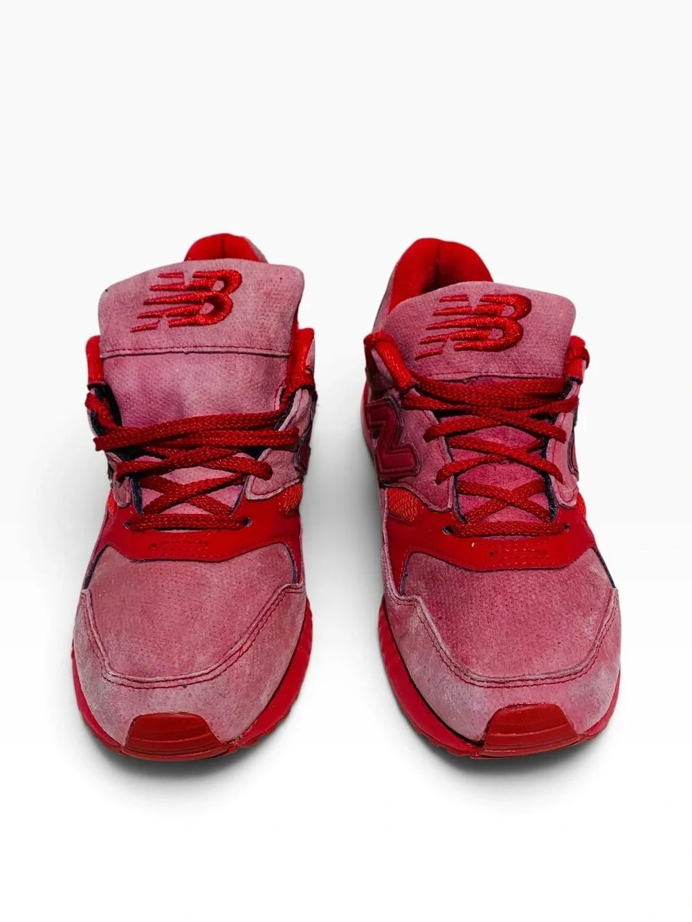 Men’s New Balance '530 #M530AR Triple Red Suede Sneakers Sz 8.5